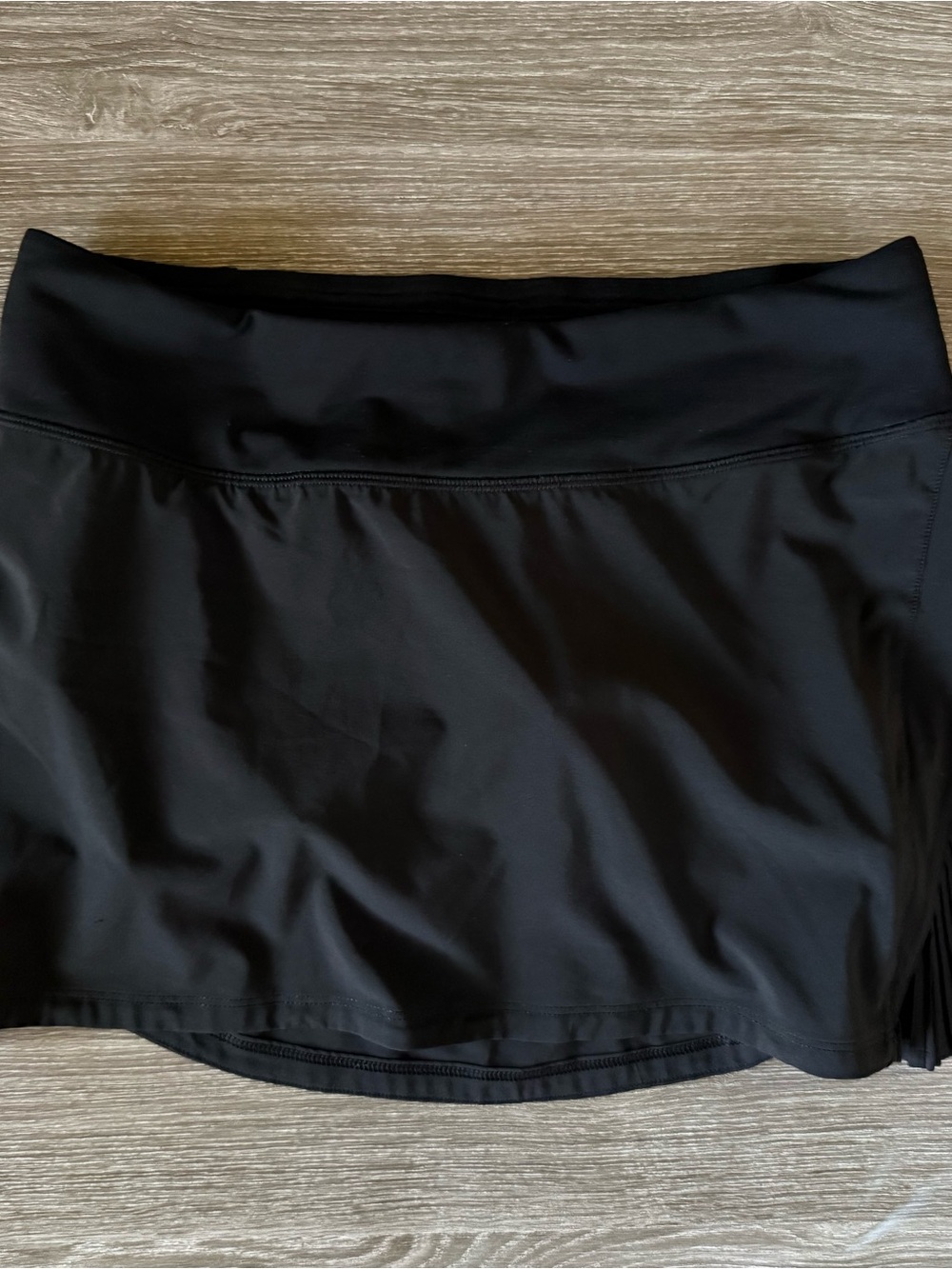 lululemon athletica Black off pleats Skirt Skort 6